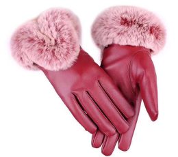 Jawalson Fashion Touch Warm Windproof Screen Leather Faux Full