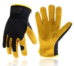 Jawalson Men Leather Working Gloves