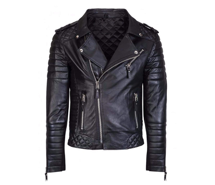 Jawalson Biker Style Sheep Fashion Leather Jacket