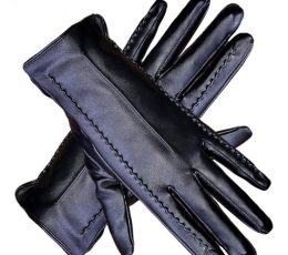Jawalson High Quality Ladies Lambskin Leather Gloves Winter Warm Fashion Gloves