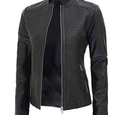 Jawalson Women Leather Jacket Black / Brown Real Lambskin Leather Jackets for Women