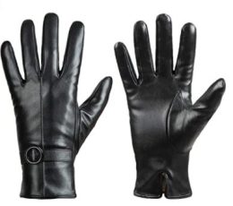 Jawalson Womens Winter Leather Gloves Touchscreen Texting