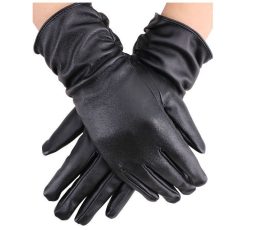 Jawalson Leather fashion winter gloves for women