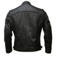 Jawalson Genuine Leather MotorBike Jacket Black